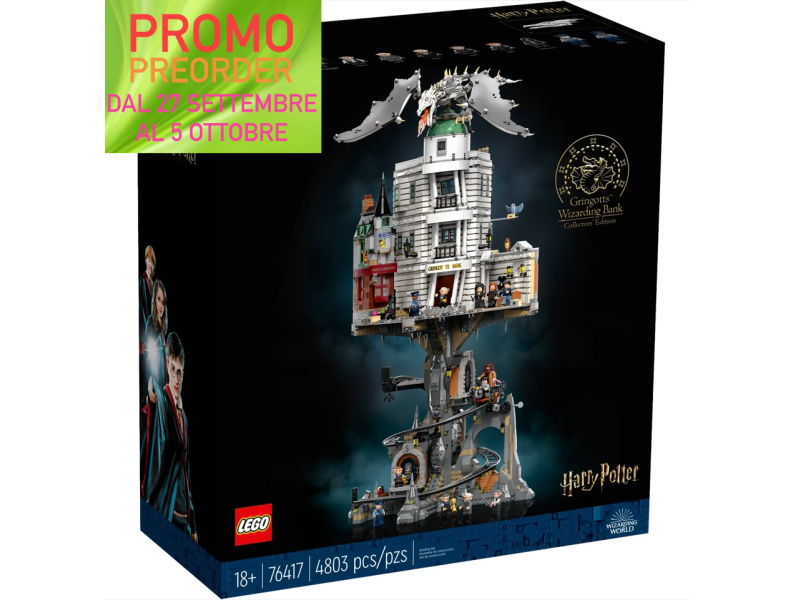 Lego Harry Potter 76417 - Banca dei Maghi Gringott (Edizione del Collezionista)