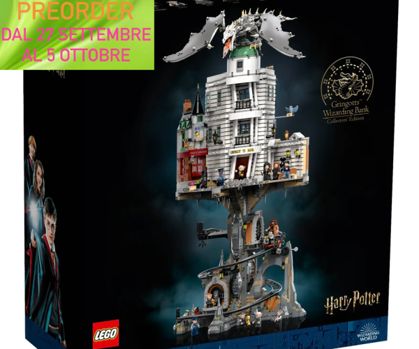 Lego Harry Potter 76417 - Banca dei Maghi Gringott (Edizione del Collezionista)