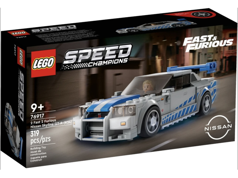 Lego Speed Champions 76917 - 2 Fast 2 Furious Nissan Skyline GT-R (R34)